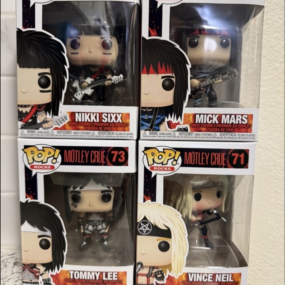 Funko Mötley Crüe Band Members Collectible Set